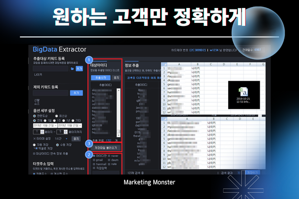 DB 추출 및 활용 과정을 나타내는 차트 이미지