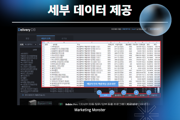 배달업체 마케팅 솔루션 Delivery DB 사용법