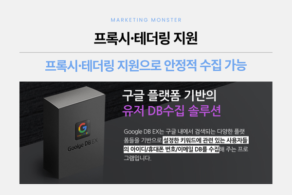 Google DBEX 기능 요약