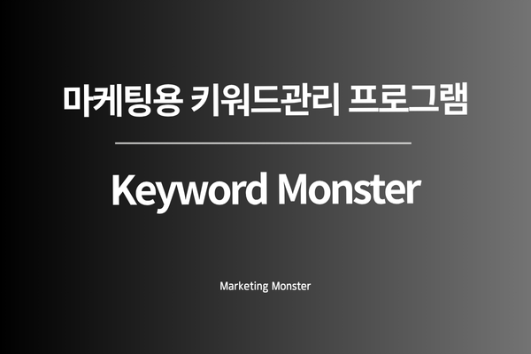 키워드 몬스터 최종 분석 결과 및 활용 제안 이미지