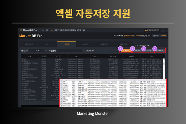 Market DB Pro로 수집된 데이터를 활용해 마케팅 전략을 세우는 모습