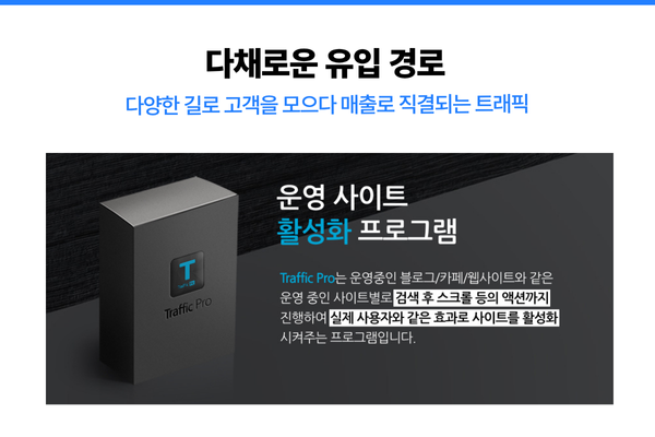 TrafficPro의 키워드 기반 트래픽 작업